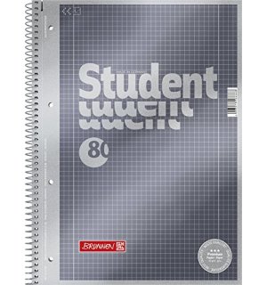 Тетрадь Brunnen Student Premium Metallic в клетку А4