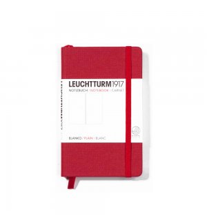 Leuchtturm1917 Pocket Linen Notebook Red