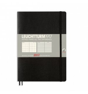 Leuchtturm1917 Ежемесячник-блокнот на 2017 год (на 16 месяцев) Soft Cover Composition B5 Medium