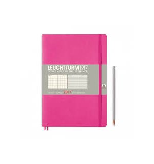Leuchtturm1917 Ежемесячник-блокнот на 2017 год (на 16 месяцев) Soft Cover Composition (Распродажа) B5 Medium