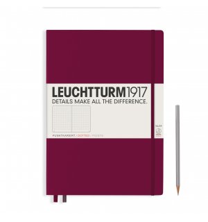 Leuchtturm1917 Master Slim Notebook Port Red (винный)