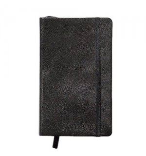 Leuchtturm1917 Leather Pocket Notebook Black (натуральная кожа)