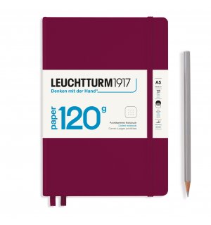 Leuchtturm1917 Medium Notebook 120g Edition Port Red (винный) А5