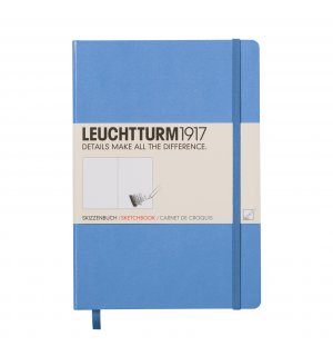 Leuchtturm1917 Medium Sketchbook Cornflower (васильковый) 