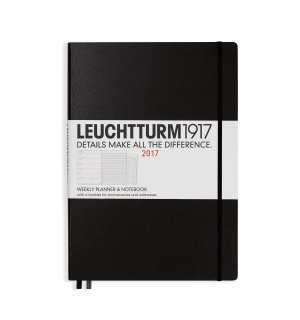 Leuchtturm1917 Еженедельник-блокнот на 2017 год, неделя на странице Master