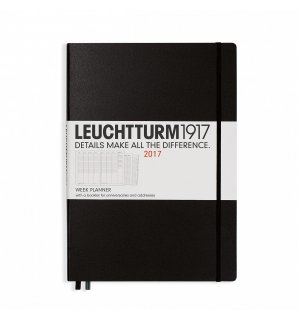 Leuchtturm1917 Еженедельник на 2017 год, неделя на развороте (вертикальный) Master