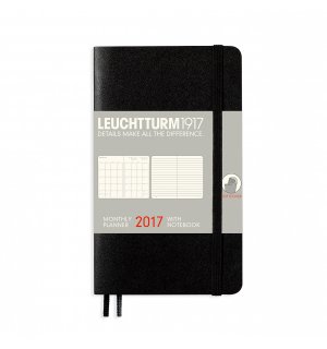 Leuchtturm1917 Ежемесячник-блокнот на 2017 год Soft Cover (Распродажа) A6 Pocket