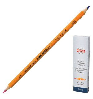 KOH-I-NOOR двухцветный карандаш (3,2 мм, красно-синий)