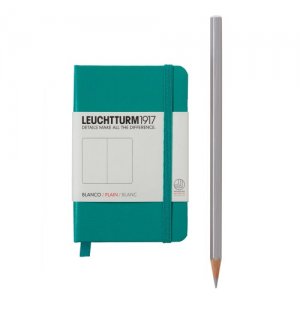 Leuchtturm1917 Mini Notebook Emerald (изумрудный)