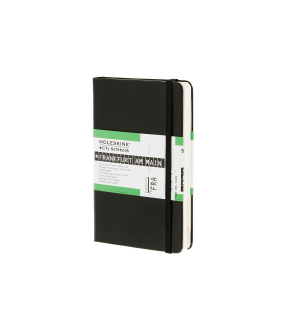 Записная книжка Moleskine City Notebook (Frankfurt), Pocket, черная