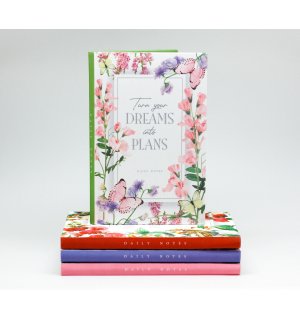  Nota Bene Книга для записей "Turn your dreams into plans" Green А5