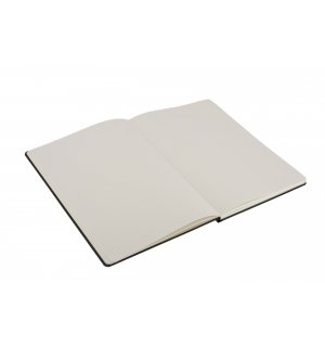 Записная книжка Moleskine Folio (в клетку), A4, черная