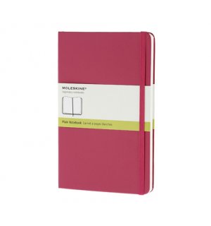 Записная книжка Moleskine Classic (нелинованная), Large, розовая