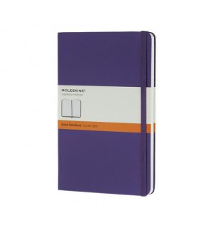 Записная книжка Moleskine Classic (в линейку), Large, фиолетовая