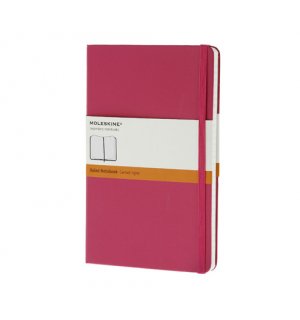 Записная книжка Moleskine Classic (в линейку), Large, розовая