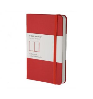 Записная книжка Moleskine Classic (для рисунков), Pocket, красная