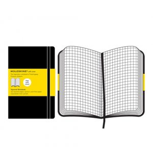 Записная книжка Moleskine Classic Soft (в клетку), Large, черная