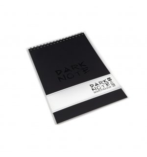 Dark Note Black Блокнот-скетчбук (c серыми листами) A6
