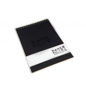 Dark Note Black Блокнот-скетчбук (листы цвета слоновой кости) A6