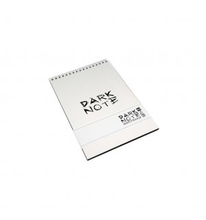 Dark Note White Блокнот-скетчбук на спирали (с черными листами) A6