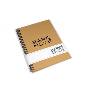 Dark Note Kraft Тетрадь-скетчбук на спирали (с крафт листами) A5