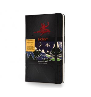 Записная книжка Moleskine Hobbit-2 (в линейку), Large, чёрная