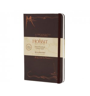 Записная книжка Moleskine Hobbit (в линейку), Pocket, бургунди