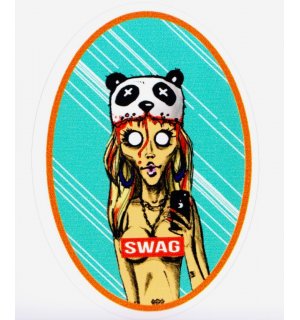 Swag Girl №28. Одиночная наклейка А6