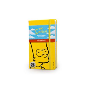 Записная книжка Moleskine The Simpsons (в линейку), Pocket, желтая