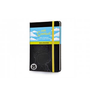 Записная книжка Moleskine The Simpsons (нелинованная), Pocket, черная