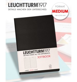 Leuchtturm1917 Medium Jottbook Black