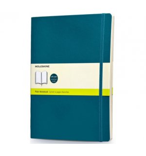 Записная книжка Moleskine Classic Soft (нелинованный), XLarge, бирюзовый