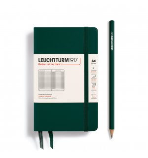 Leuchtturm1917 Pocket Notebook Forest Green (лесной зеленый) А6