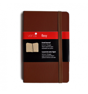 Записная книжка Venzi Flexy Brown формата A5