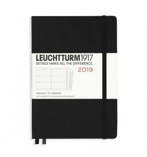 Leuchtturm1917 Еженедельник на 2019 год, неделя на развороте (Распродажа) Medium