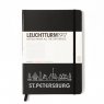 Leuchtturm1917 Medium Notebook Black St.Petersburg Edition