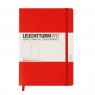 Leuchtturm1917 Medium Notebook Red (красный)