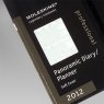 Еженедельник Moleskine Professional (горизонтальный, 2012), Pocket, черный