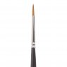 BRAUBERG ART CLASSIC Кисть художественная профессиональная синтетика мягкая под колонок, круглая, короткая ручка №2