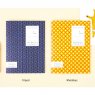 Ardium Geometric Note S - A SET  A6 (x3)