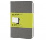 Записная книжка Moleskine Cahier (нелинованная, 3 шт.), Pocket, серая