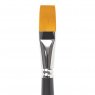 BRAUBERG ART CLASSIC Кисть художественная профессиональная синтетика жесткая, плоская, длинная ручка № 20