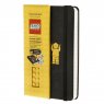 Записная книжка Moleskine Lego в линейку (черная)