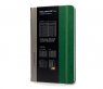 Записная книжка Moleskine Professional (в линейку), Large, зелёная