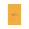 Rhodia Orange A4 Legal Pad Multicolonnes Yellow Perforation