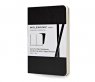 Записная книжка Moleskine Volant (нелинованная, 2 шт.), XSmall, черная