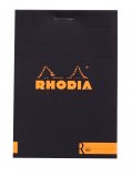 Rhodia Блокнот  Basics R №12 черный (нелинованный) А6