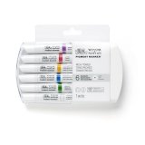 Winsor & Newton Pigment Marker Набор маркеров 6 насыщенные оттенки (x6) 