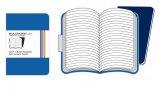 Записная книжка Moleskine Volant (в линейку, 2 шт.), XSmall, синяя