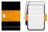 Блокнот Moleskine Reporter (в линейку), Large, черная